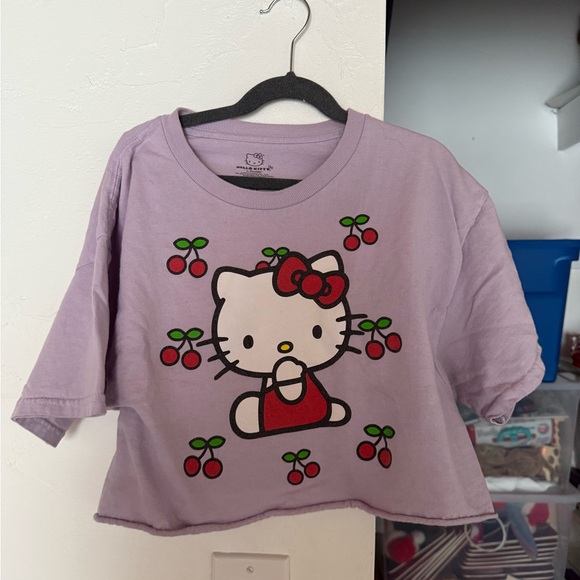 Hello Kitty Tops - Hello kitty crop top